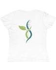 Organic Women's T-Shirt with Botanical Design, Eco-Friendly Tee, Nature Lover Gift, Sustainable Fashion, Green Living, Plant-Themed Apparel