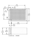 96 Deep Round Well Microplate- Dimensions