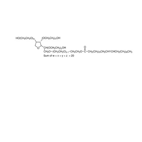 TWEEN® 80 skeletal structure