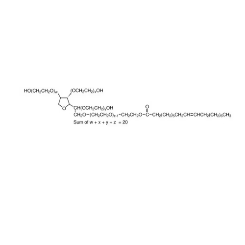 TWEEN® 80 skeletal structure