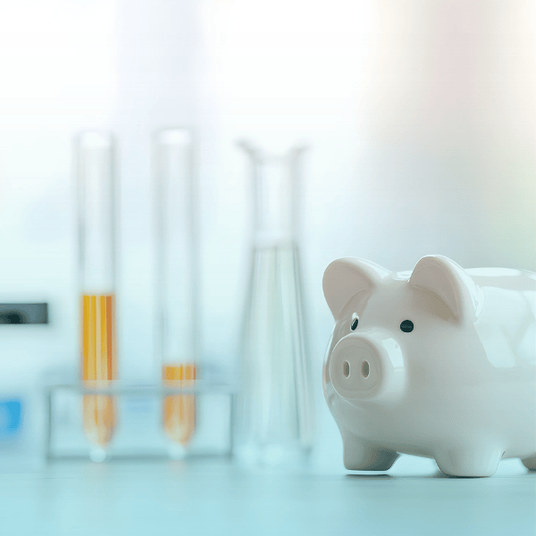 Labware with Piggy Bank