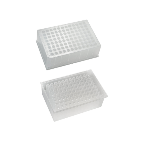 96 Deep Round Well Rimless Microplate