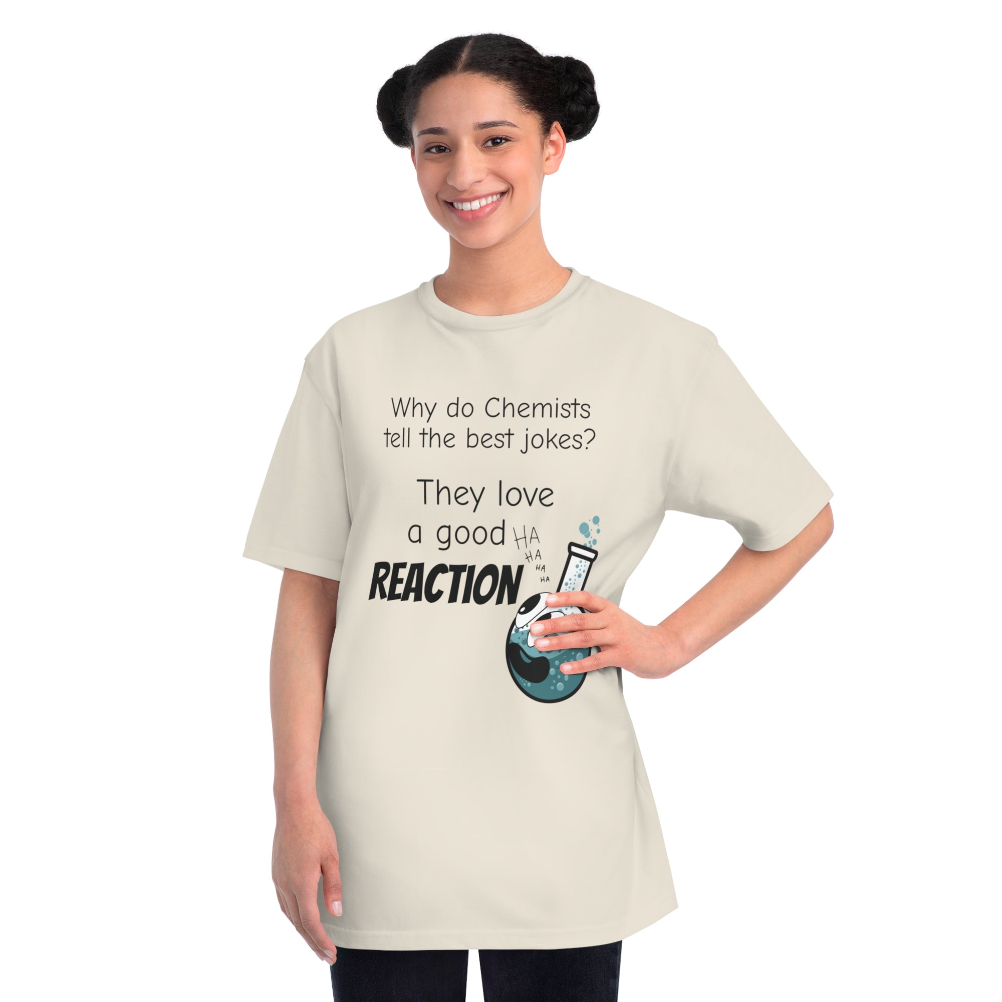 Funny Chemist Organic T-Shirt, Science Tee, Eco Friendly Shirt, Gift for Chemists, Humor Apparel, Teacher Gift