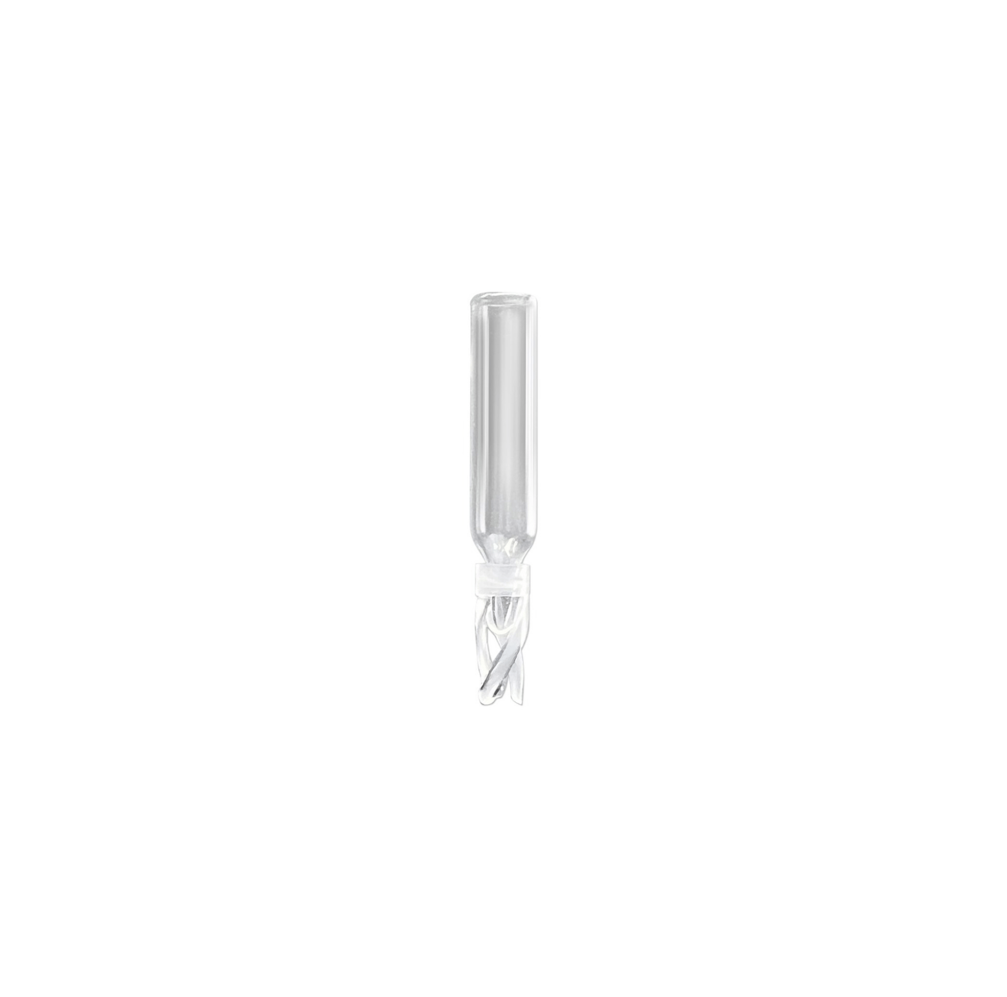 Conical Mesh Insert 250uL Glass Conical Insert 6x29mm Mandrel Interior Bottom Spring — JG ...