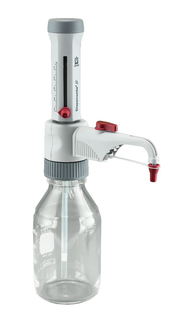 Dispensette S Analog Dispenser 0.5–5 mL Valve