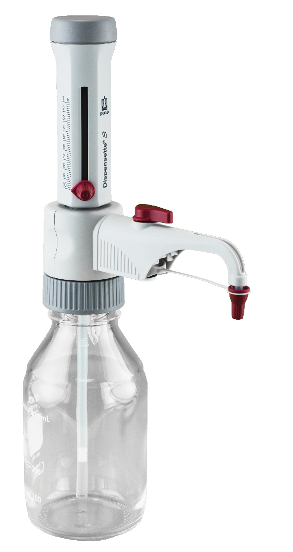 Dispensette S Analog Dispenser 1–10 mL Valve