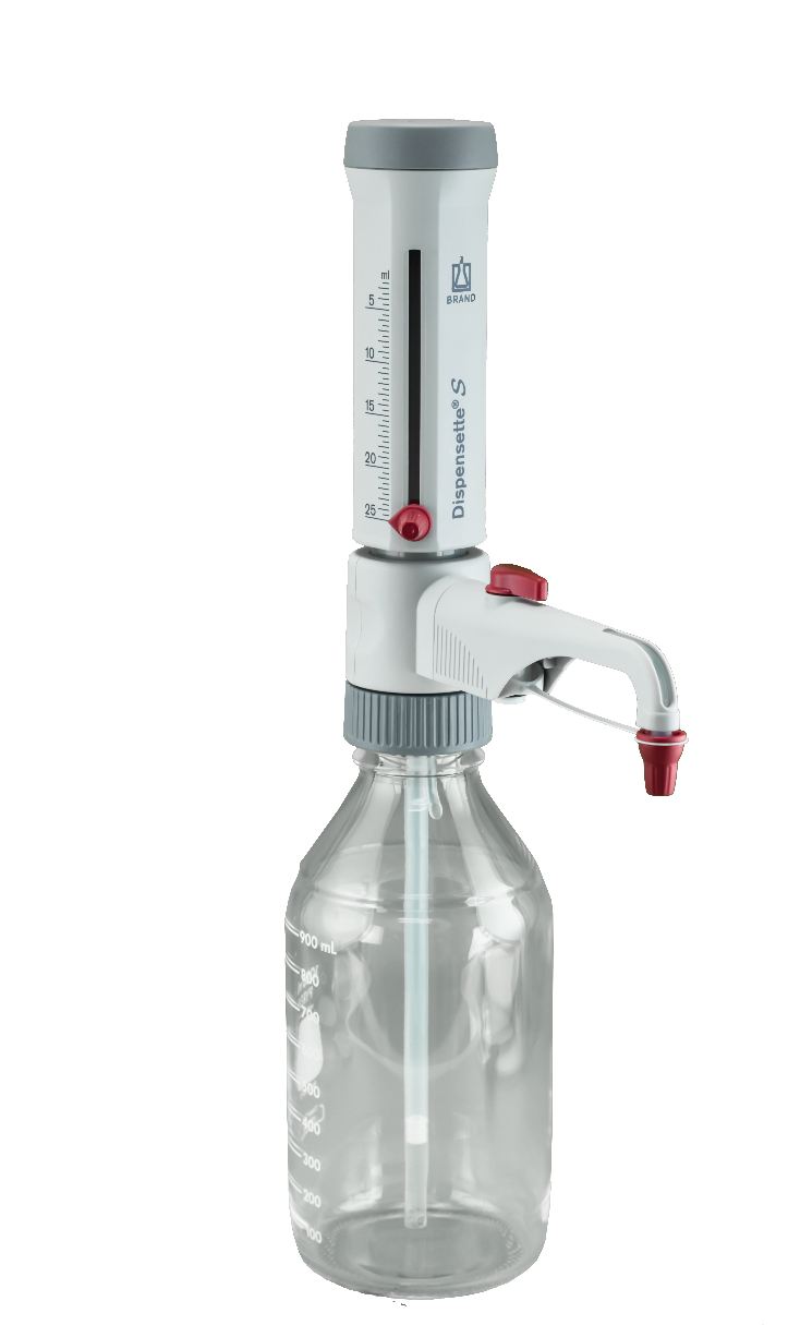 Dispensette S Analog Dispenser 2.5–25 mL Valve