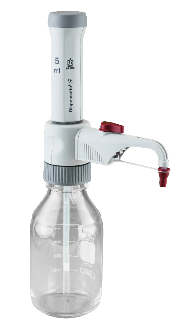 Dispensette S Fixed 5 mL Dispenser with Valve