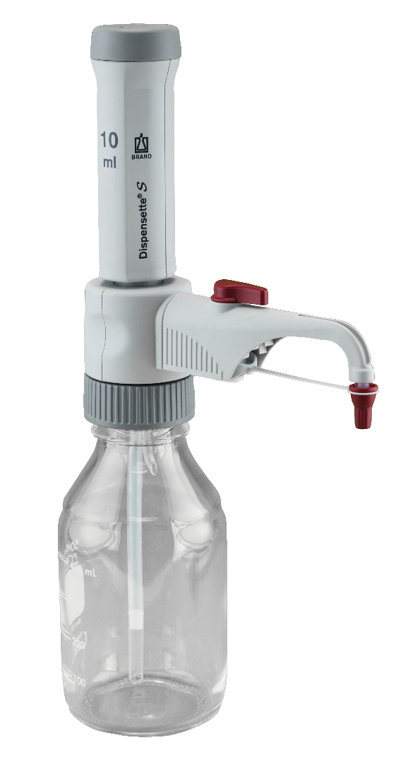 Dispensette S Fixed 10 mL Dispenser with Valve