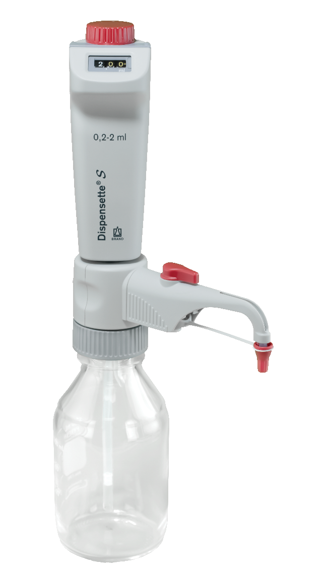 Dispensette S Digital Dispenser 0.2–2 mL Valve