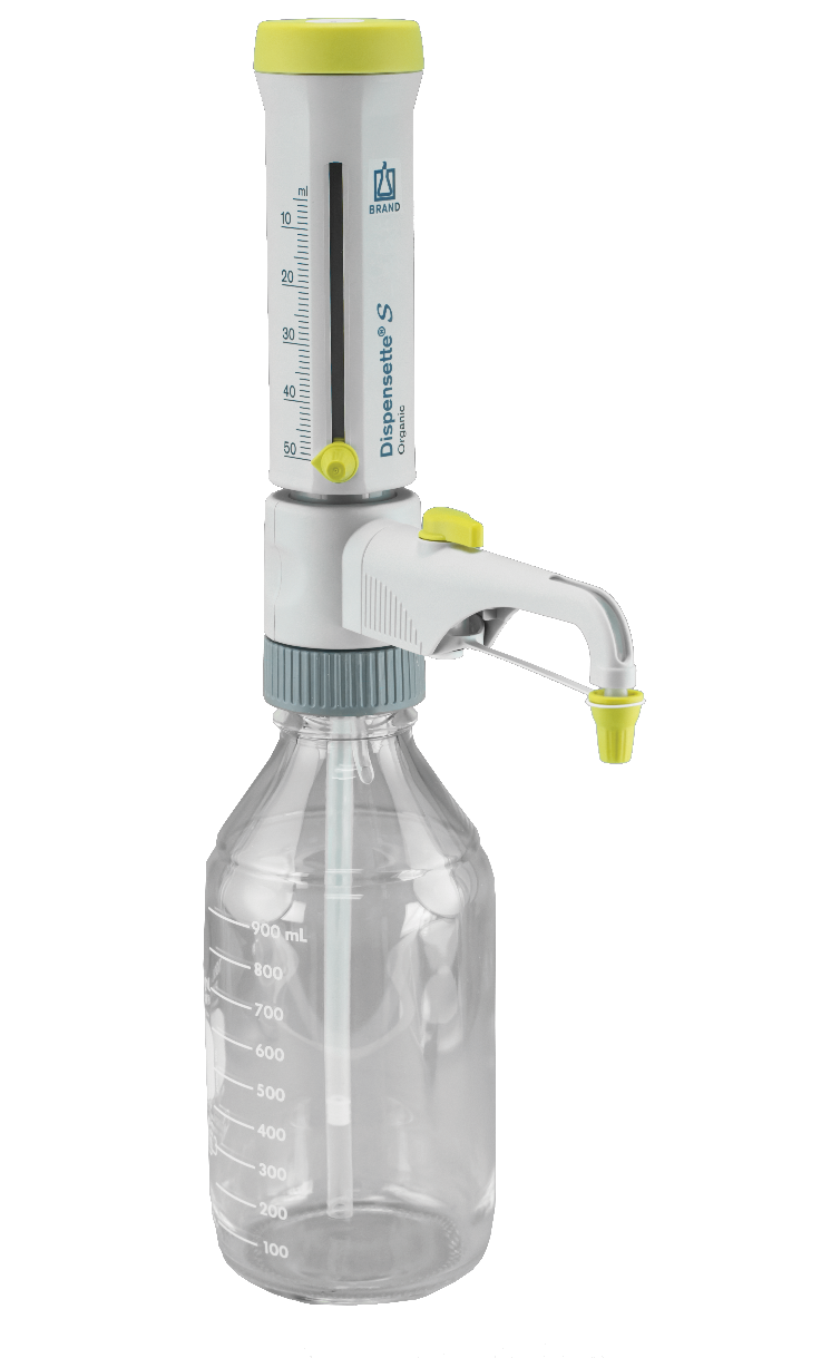Dispensette S Organic 5–50 mL Dispenser Valve