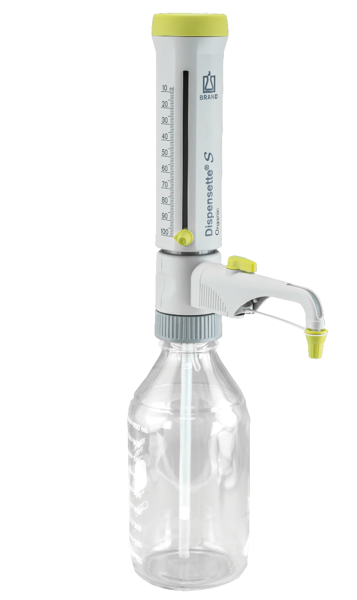 Dispensette S Organic 10–100 mL Dispenser Valve