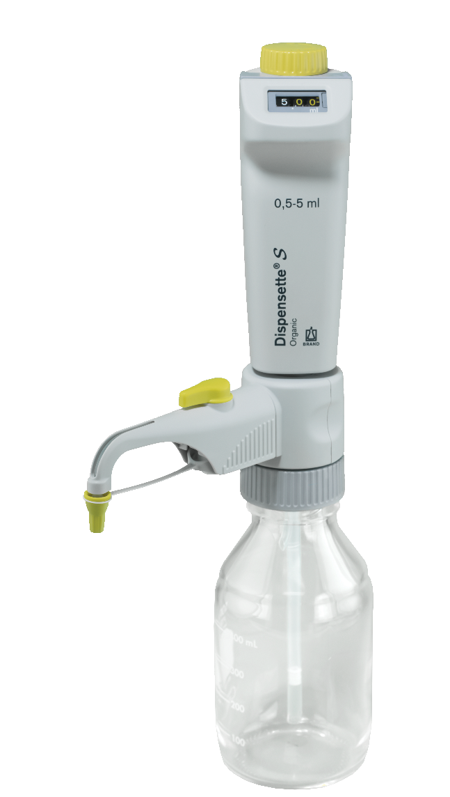 Dispensette S Organic Digital 0.5–5 mL Valve
