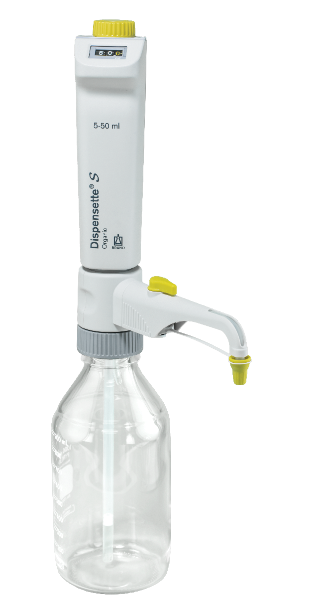 Dispensette S Organic Digital 5–50 mL Valve