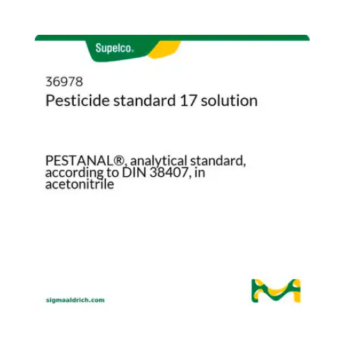 Pesticide standard 17 solution PESTANAL® Label