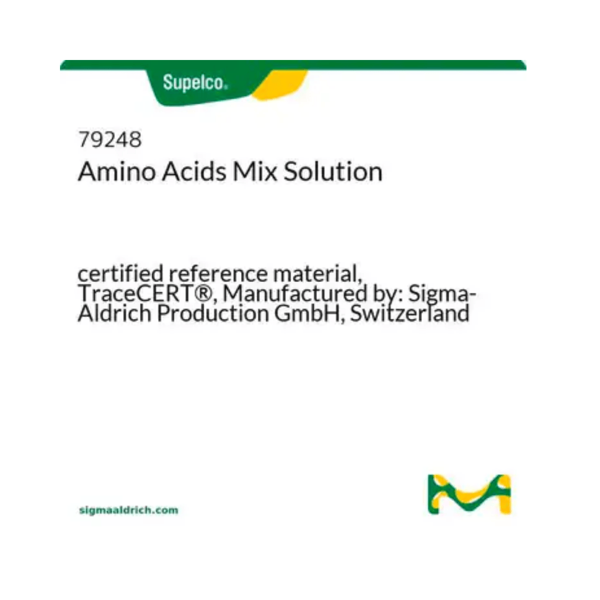 Amino Acid Mix CRM 2.5 mM | TraceCERT® Standard