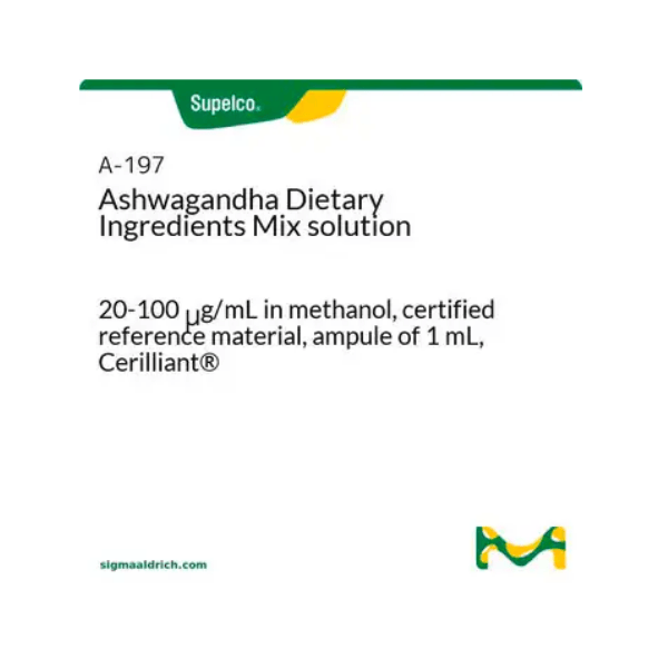 Ashwagandha Mix CRM | Cerilliant Reference Standard