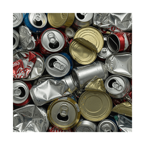 Aluminum can waste