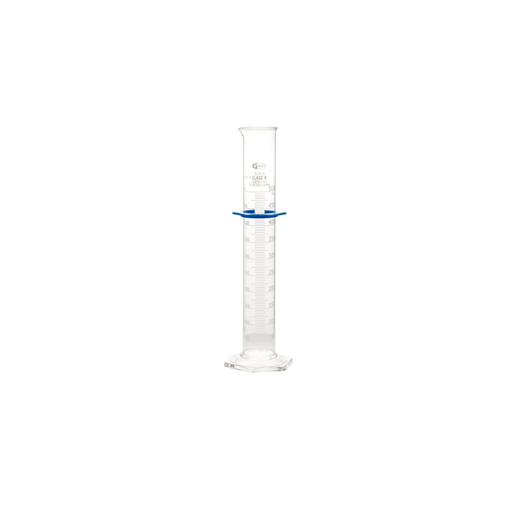United Scientific® 500 mL Graduated Cylinder Class A Double Scale ...