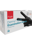 Derma² 3mil Nitrile Exam Gloves, Black, Small