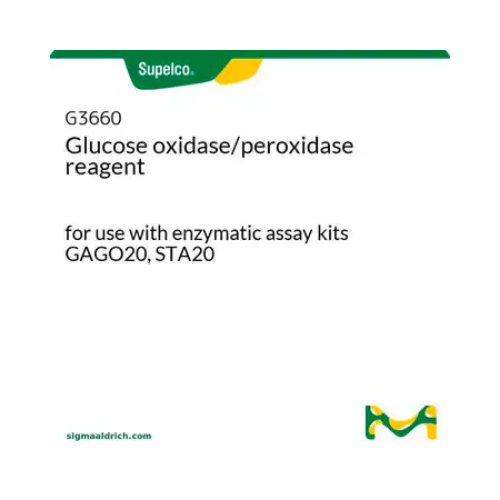 Glucose Oxidase/Peroxidase Reagent | GOD–POD | For GAGO20 & STA20