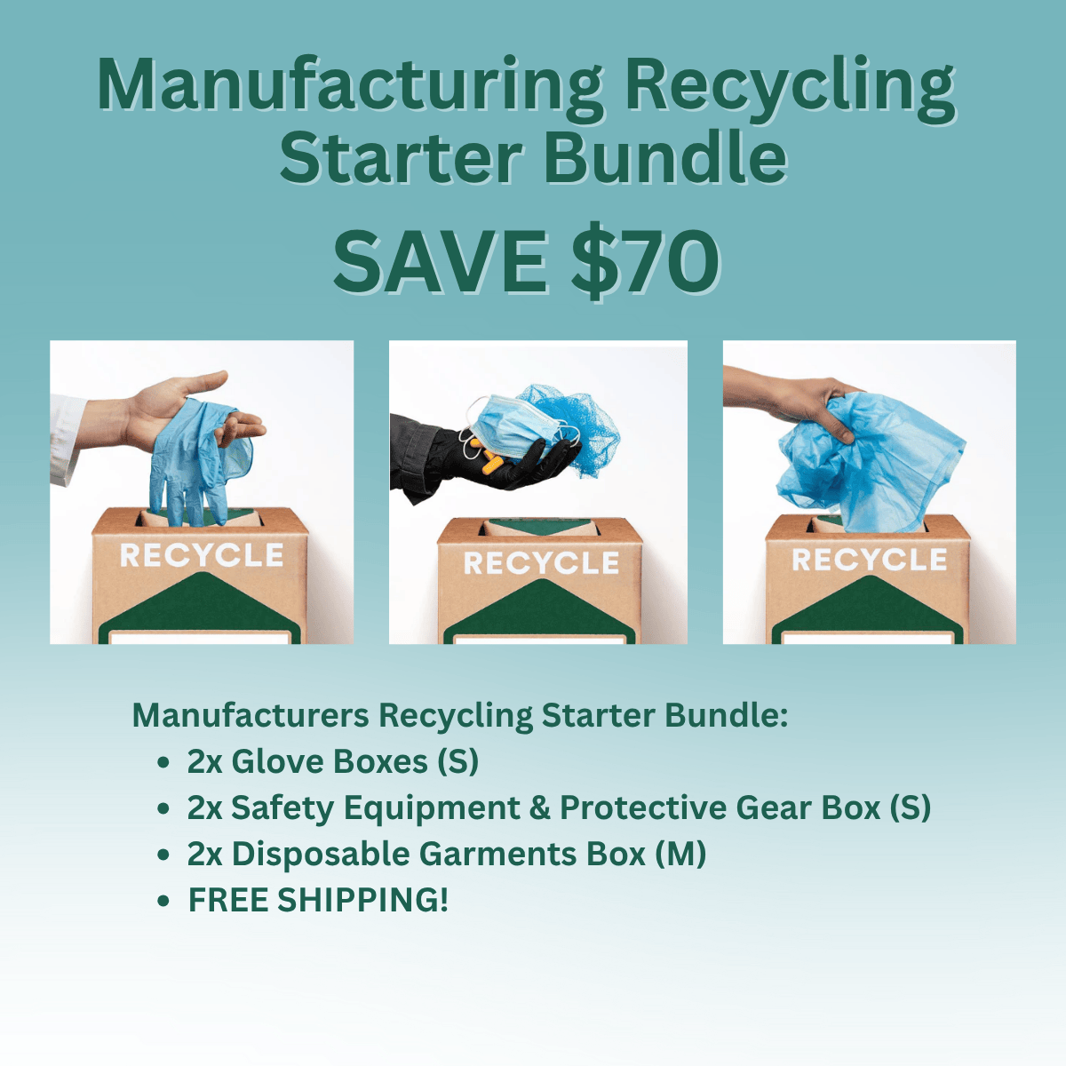 Manufacturing Recycling Bundle – Go Green Scientific