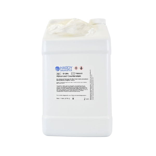 Advanced Gram’s Counterstain, 1 Gallon | High-Contrast Gram Staining Reagent