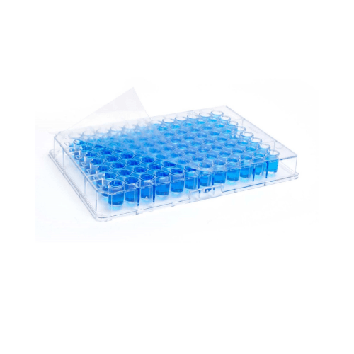 Sterile - Clear Polyester, 50µm Thick, Peelable Non-Pierceable Adhesive Film Sheet