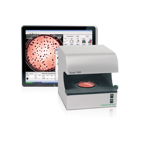 Scan 500 is an automatic colony counter 