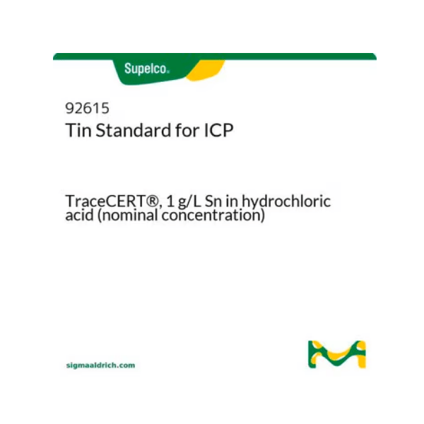 Tin ICP Standard CRM 1 g/L Sn | TraceCERT
