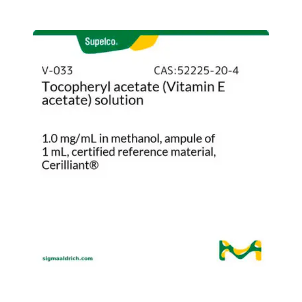 Tocopheryl Acetate CRM 1 mg/mL Methanol | Cerilliant