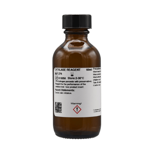 Catalase Reagent 3% Hydrogen Peroxide, 60 mL | Hardy Diagnostics