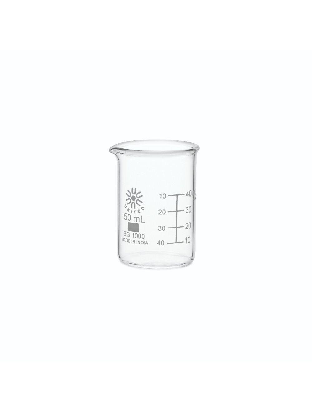 Beaker Labware BEAKERS, LOW FORM, BOROSILICATE GLASS, 50ML | Eco-Friendly Labware – Go ...